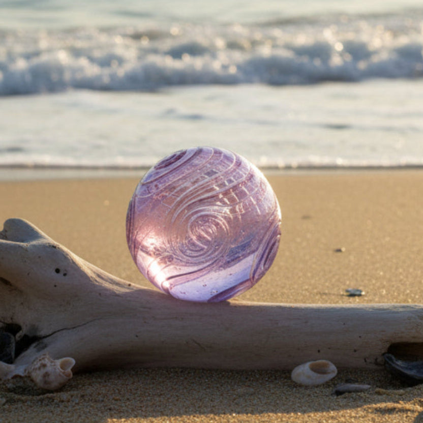 Reddish Amethyst Float