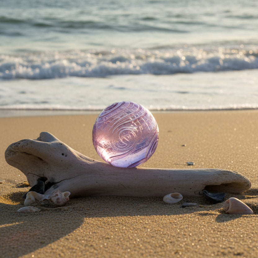 Reddish Amethyst Float