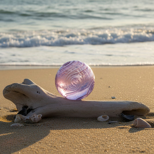 Reddish Amethyst Float