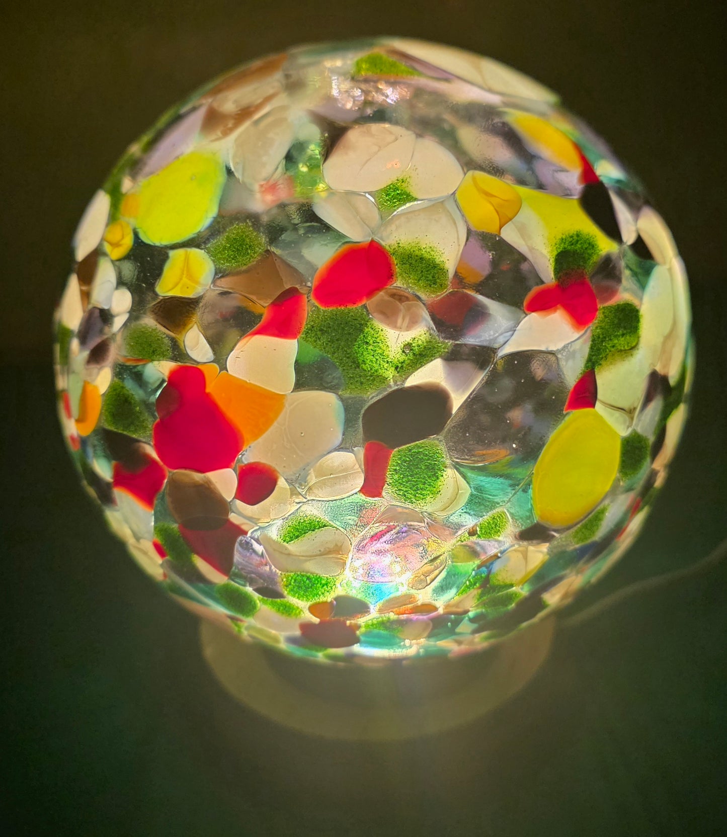 5 inch Float (Finders Keepers size) with white light LED light stand