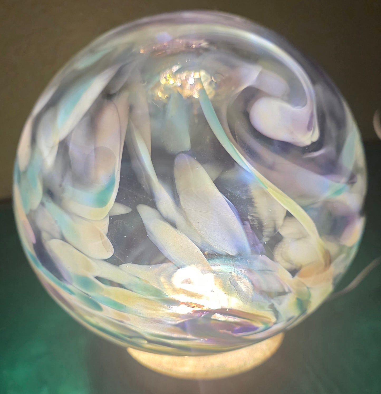 7-inch Float Incased (Largest float made to date) with LED light stand