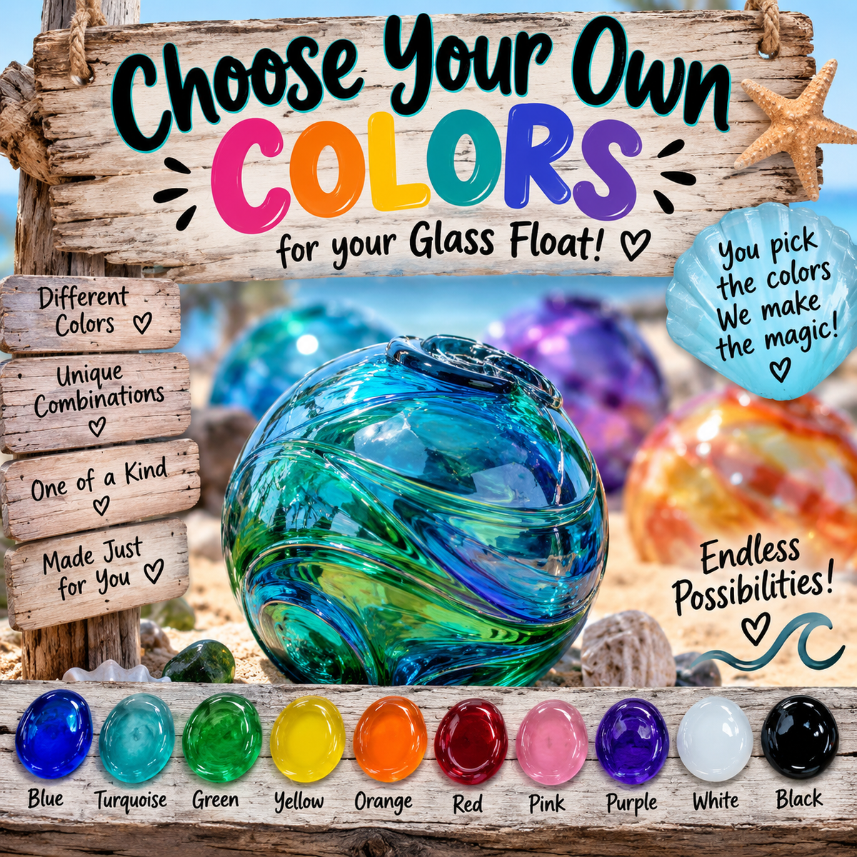 Custom Color Float