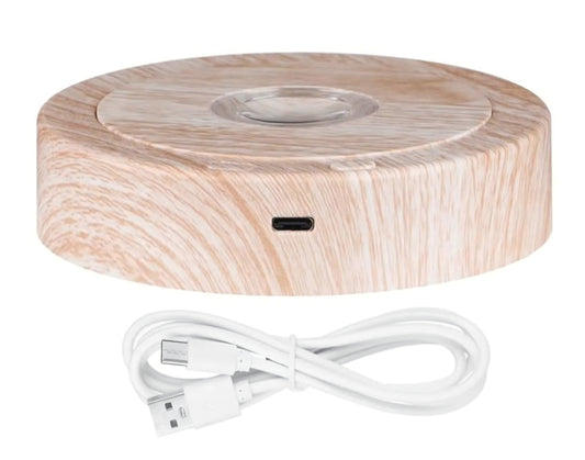 Spinning LED multi color light stand (float not included)