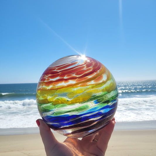 Rainbow Colored Float