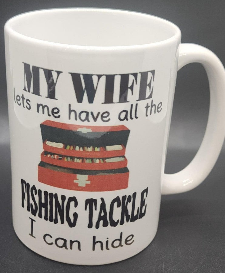 15oz Fishing tackle Mug # M23