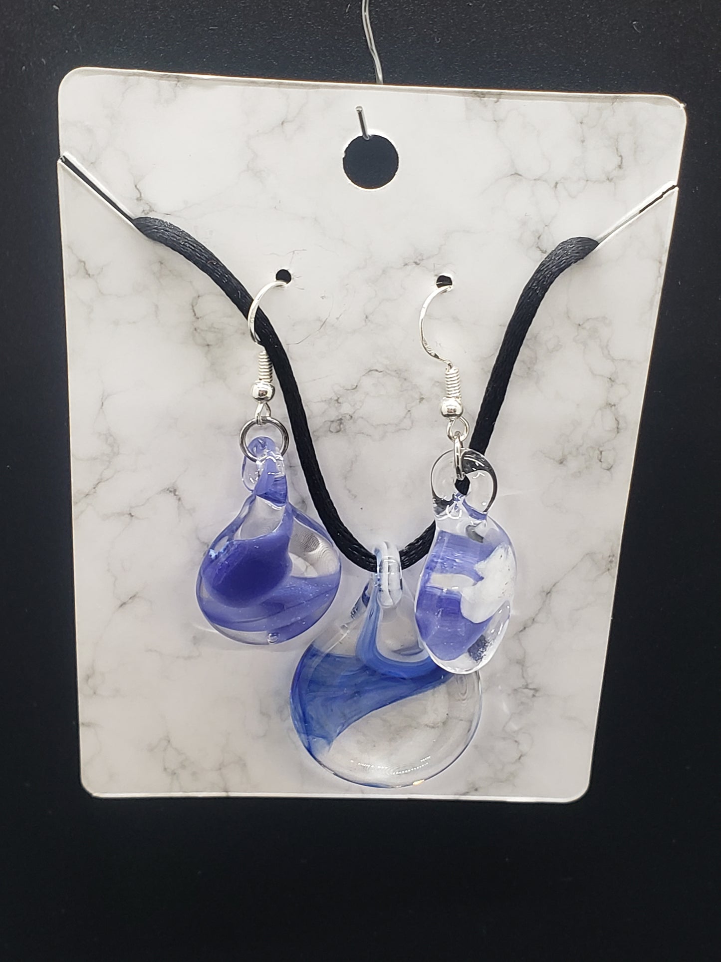 Glass pendant set # PC10S4
