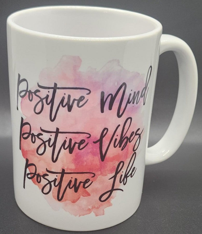 15oz Positive vibes mug #M16